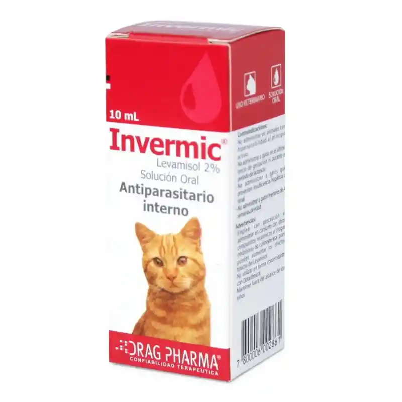 Invermic Gotas Antiparasitario Gato