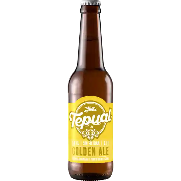 Cerveza Tepual Golden 5.0° G.l. 330cc