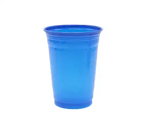 Vaso Plástico 10pcs 16oz 560ml Azul Oscuro