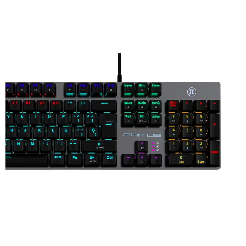 Teclado Gamer Mecánico Primus Ballista 90t Qwerty Switch Red