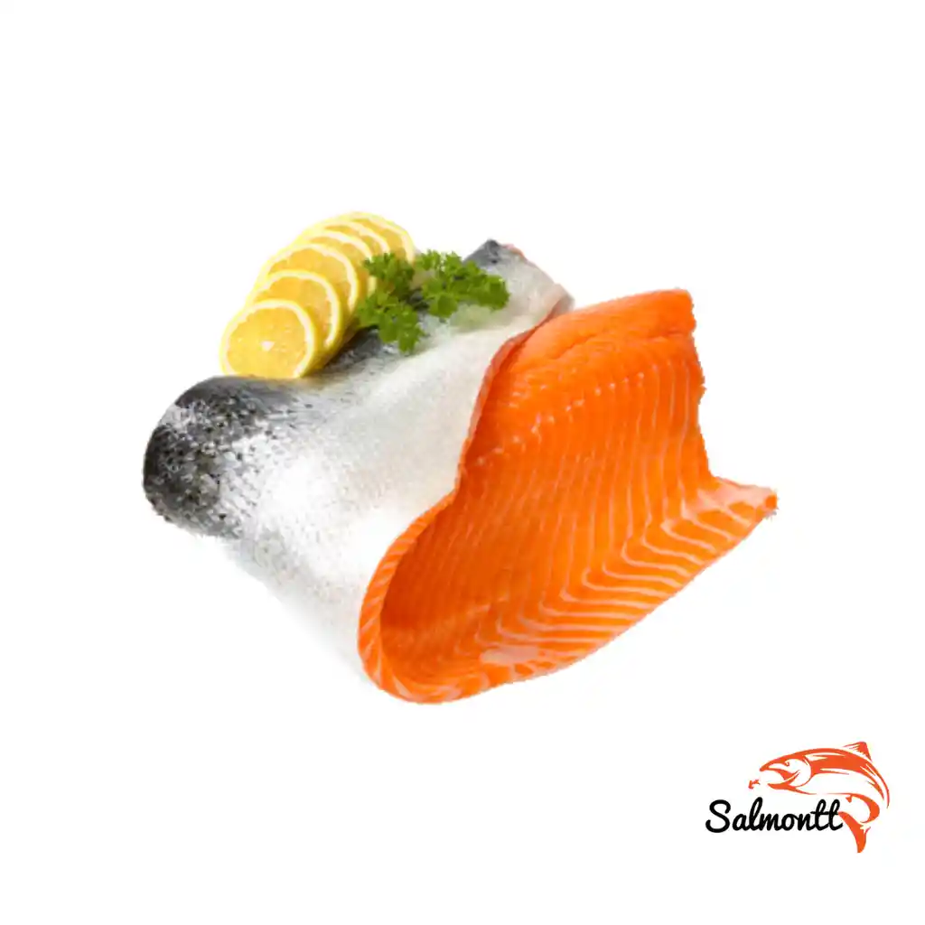 Salmon Filete Con Piel 1 Kg A 1,5 Kg