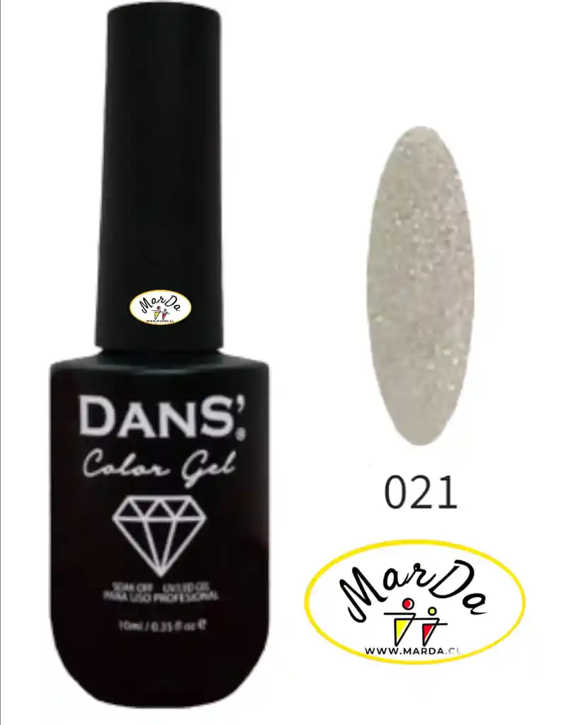 Esmalte Permanente Dans Codigo 021 (glitter)