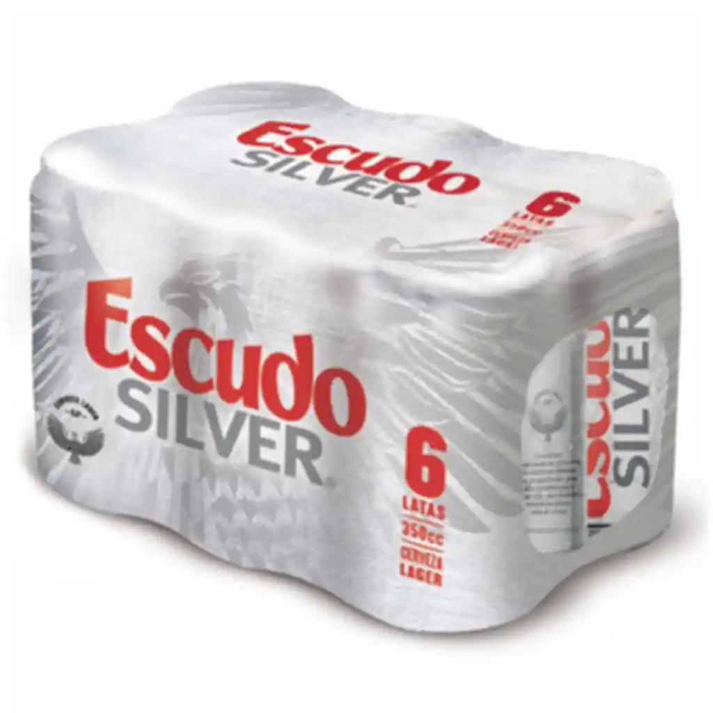 Cerveza Escudo Silver 470 Cc Six Pack