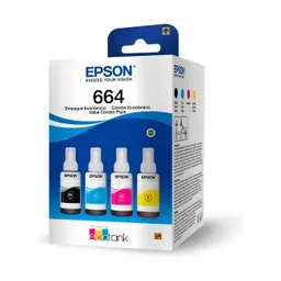 Pack 4 Tintas Epson 644 - 4 Colores L121/l200/l310