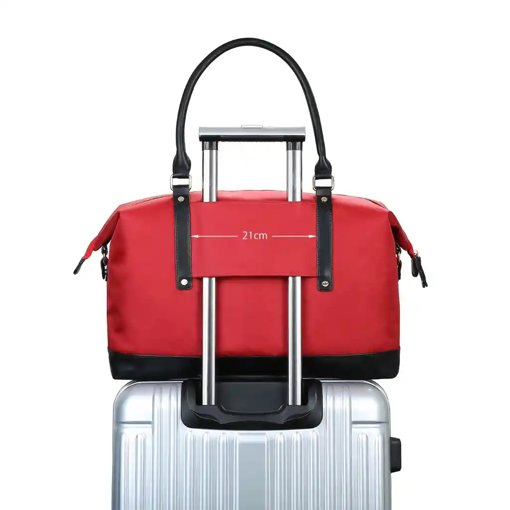 Ecosusi Bolso De Viaje Para Notebook Hasta 14.7''- Rojo