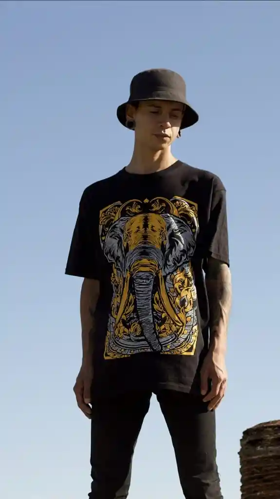 Polera Unisex Willy Apparels Elephant Diseños