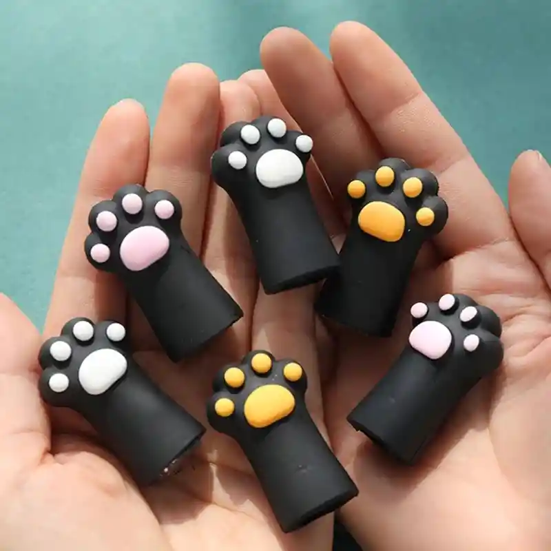 Pack De 12 Lápices De Tinta Kawaii Diseño De Patitas Grandes