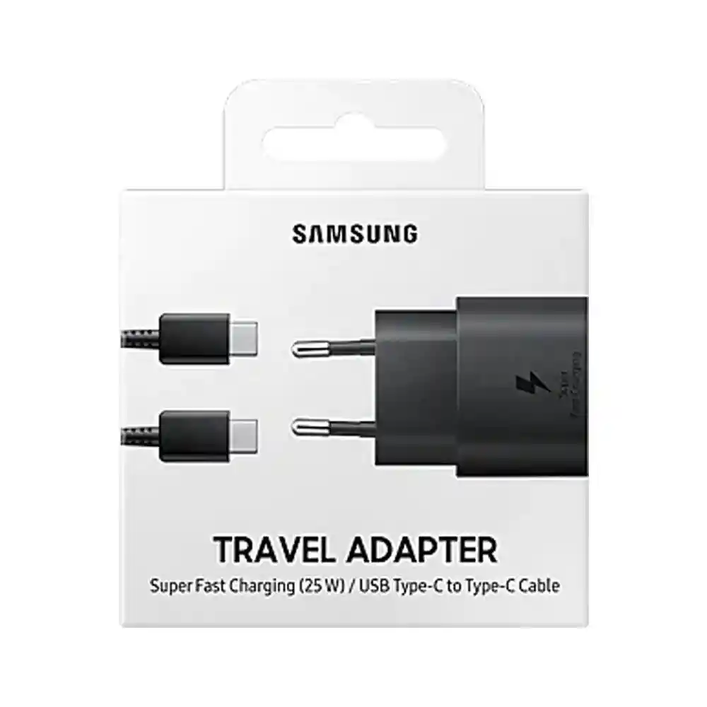 Samsung Cargador Super Rapido25W Con Cable Usb Tipo C A C