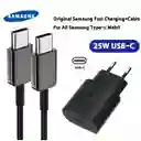 Samsung Cargador Super Rapido25W Con Cable Usb Tipo C A C