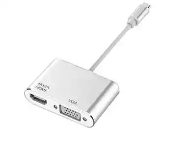 Birlink Adaptador Tipo C A Hdmi 4k + Vga