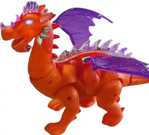 Dragon Con Luz Y Alas