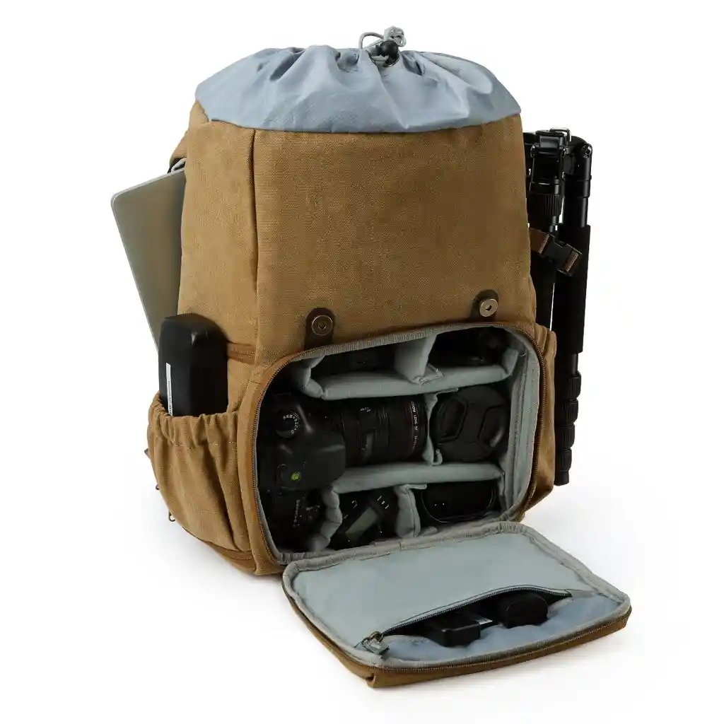 Bagsmart Mochila Para Camara Y Notebook De 15" - Khaki