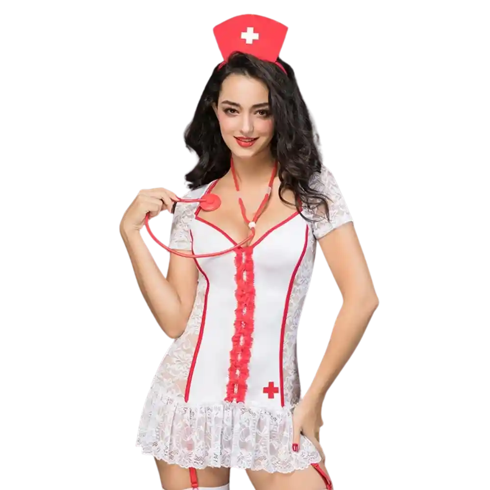 Disfraz De Enfermera Encaje