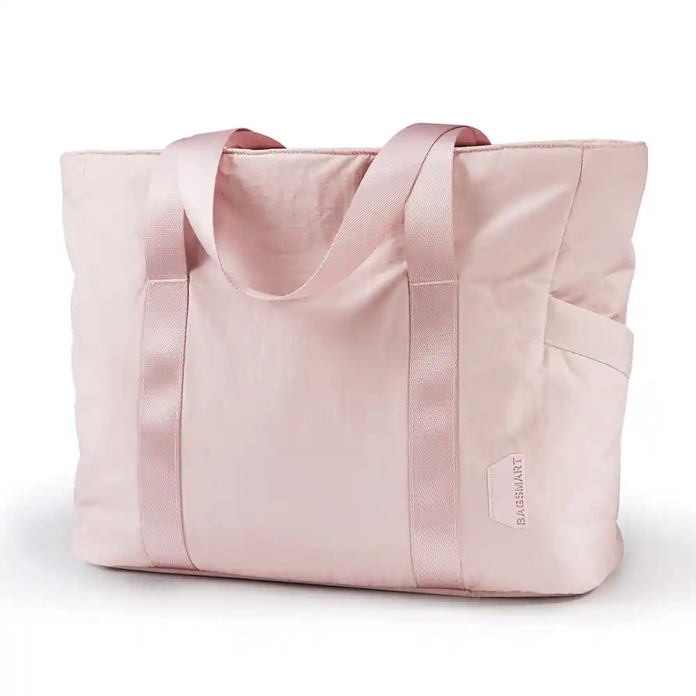 Bagsmart Cartera De Mano Grande - Rosado