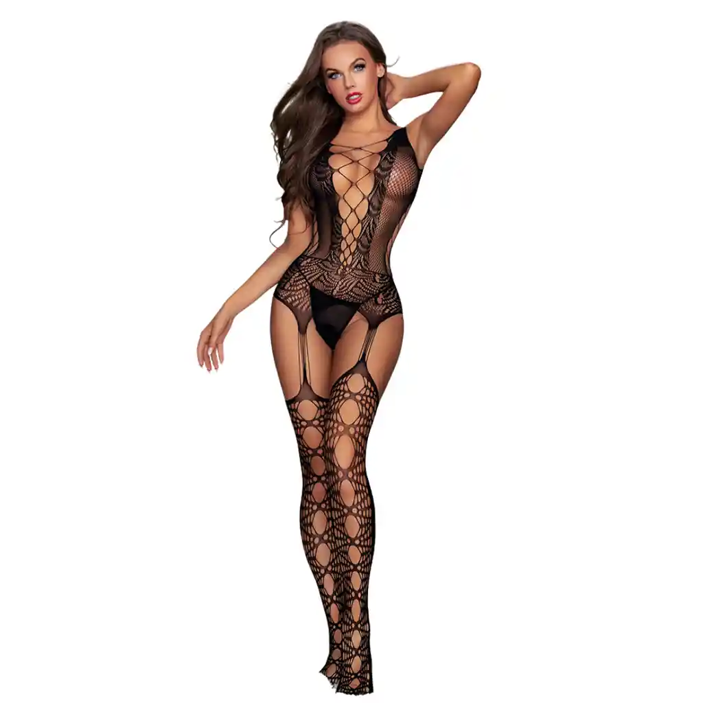 Bodystocking Malla Enterizo