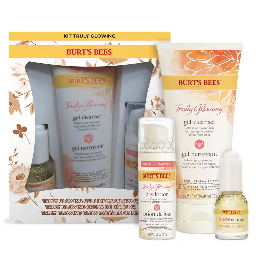 Burt's Bees Kit Facial Truly Glowing Booster