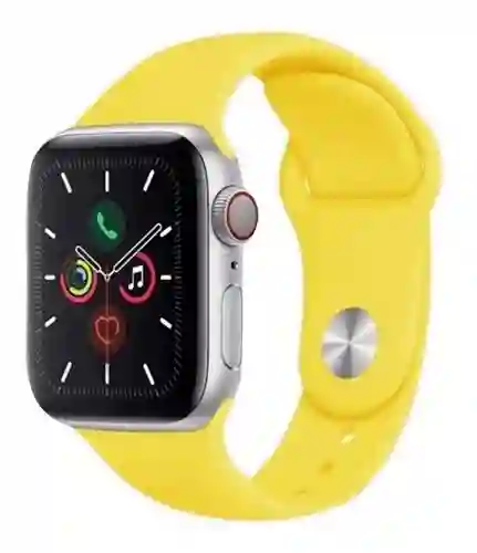 Correa Silicona Apple Watch Amarilla 38/40