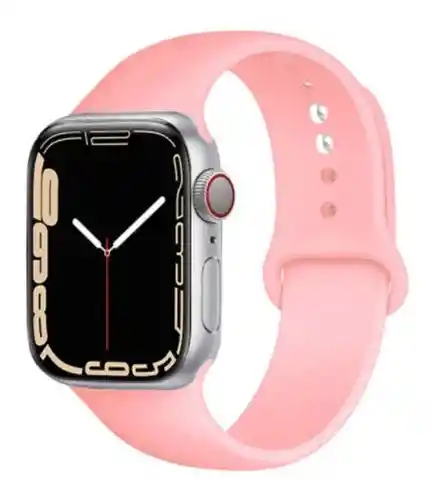 Correa Silicona Apple Watch Rosada 38/40