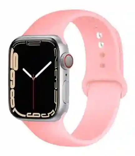 Correa Silicona Apple Watch Rosa Claro 42/44