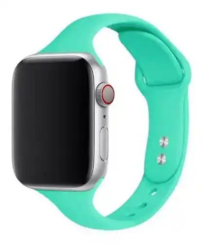 Correa Silicona Apple Watch Turquesa 42/44