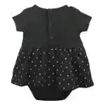 Body Vestido Negro 3-6m