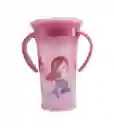 Vaso Mágico Antiderrame 360° Rosado