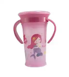 Vaso Mágico Antiderrame 360° Rosado