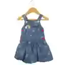 Vestido De Jeans Estampado 0-3m