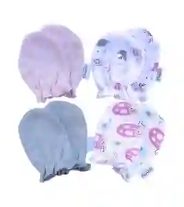 Set De Mitones Para Bebé Rosado