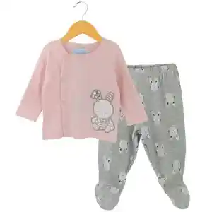 Conjunto De Algodon Niña 6-9m