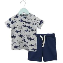 Conjunto De Short Y Polera 12-18m