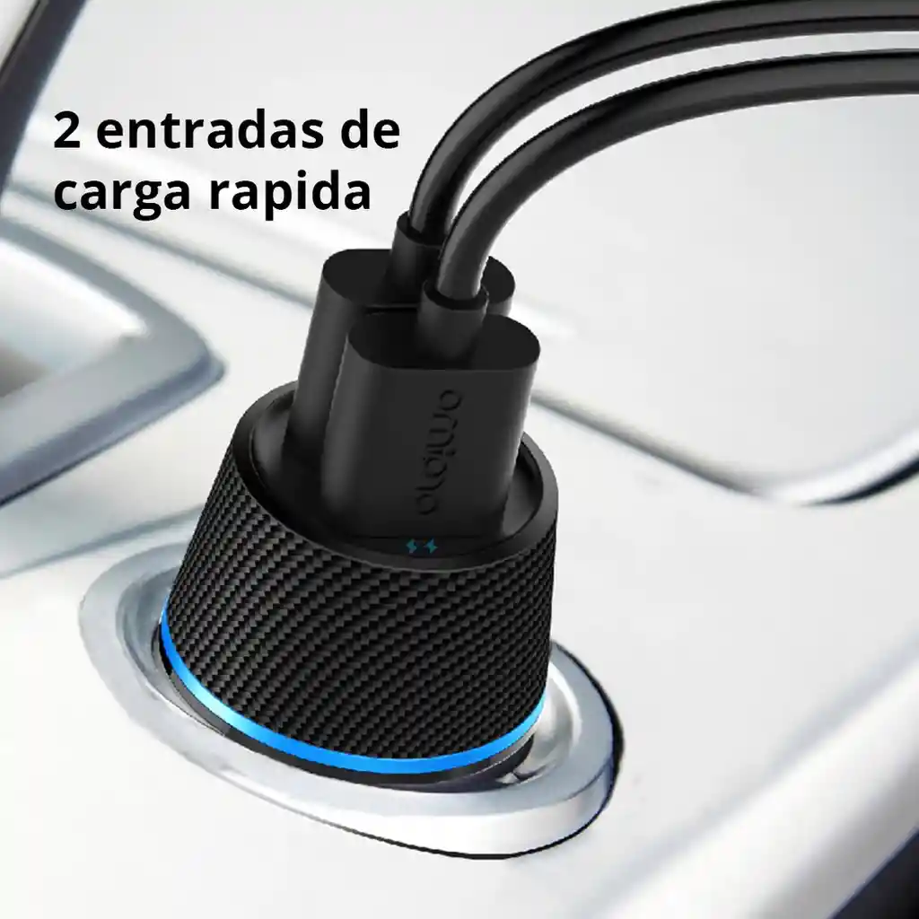 Cargador De Auto Highway Pro Con Qc 3.0 Y Pe2.0