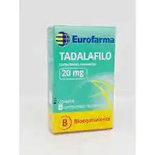 Tadalafilo 20mg X4 Comprimidos