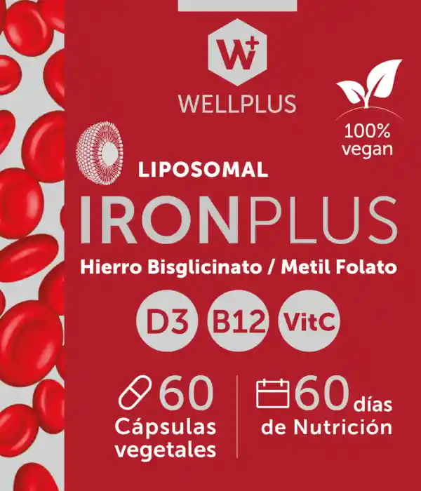 Wellplus Iron Plus Hierro Liposomal