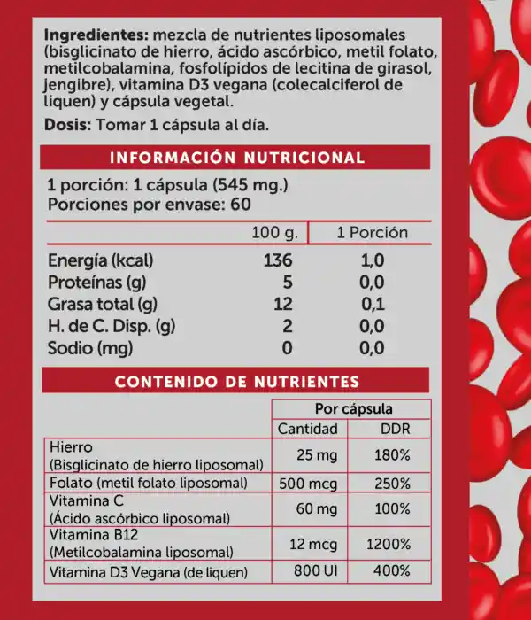 Wellplus Iron Plus Hierro Liposomal