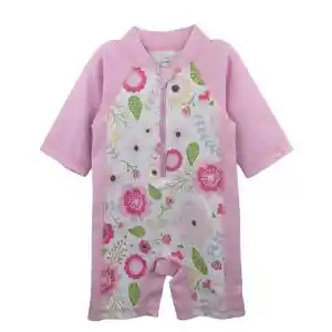 Traje De Baño Enterito Niña 6-9m