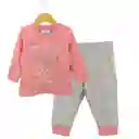 Pijama De Algodon Niña Gato 4t