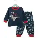 Pijama De Algodon Niño Dino 3-6m