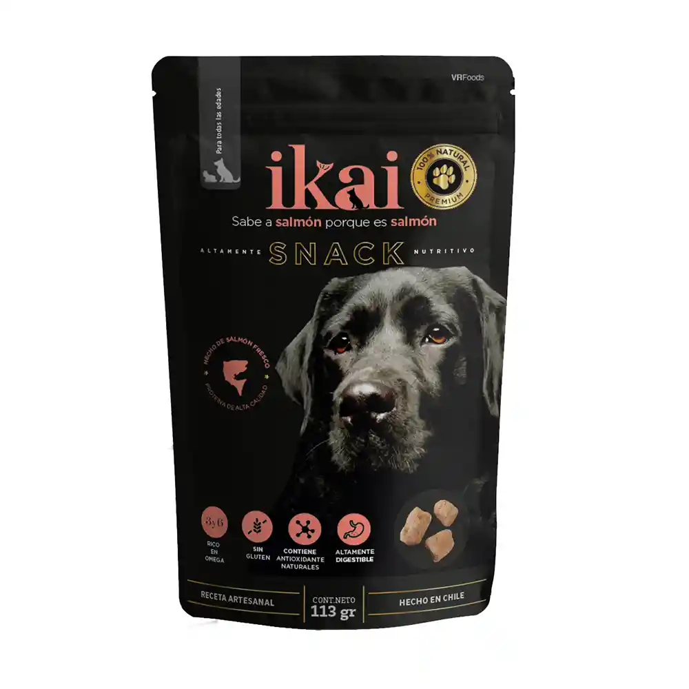 Ikai Premium Salmon Pet Snack- Dog -5 Pack Bundle