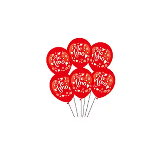 Globos Rojos Te Amo