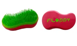 Floppy Cepillo Fuscia -verde