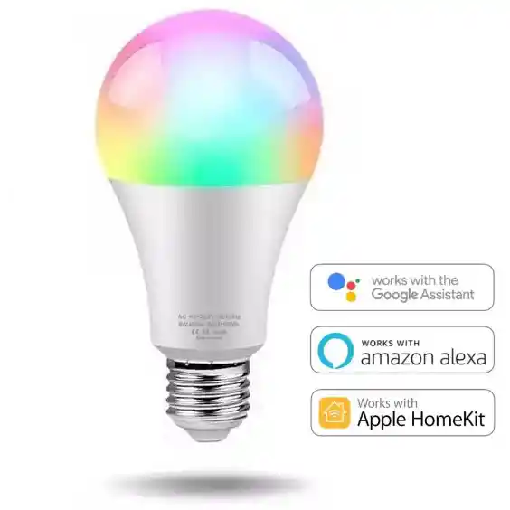 Ampolleta Inteligente Led Wifi Apple Homekit, Alexa & Google Home