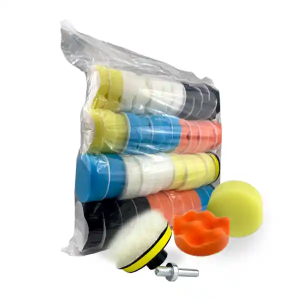 Kit De Discos Esponja Para Pulir