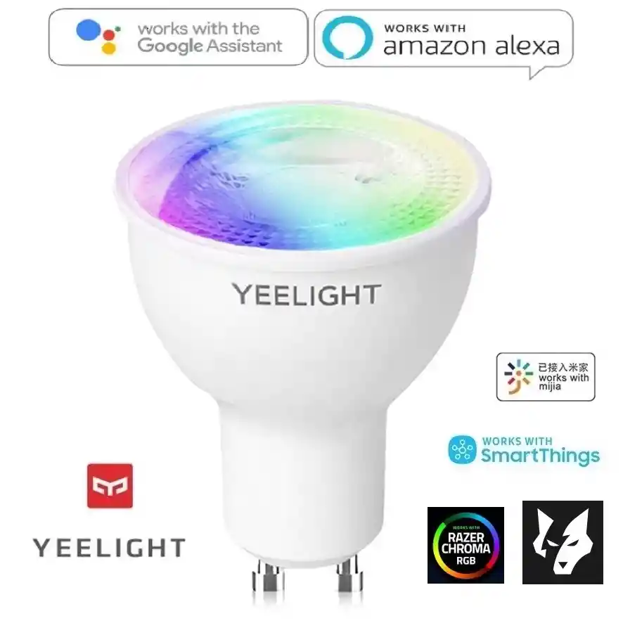 Yeelight Ampolleta Inteligente W1 Color Gu10 Amazon Alexa & Google Home