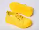 Zapatillas Lona Kids Amarilla Talla 27