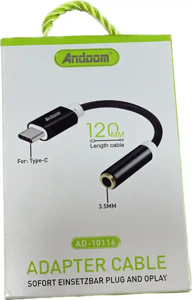 Adaptador Tipo C A Jack - Audio