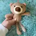 Peluche De Apego De Felpa Para Bebés Diseño Oso Café