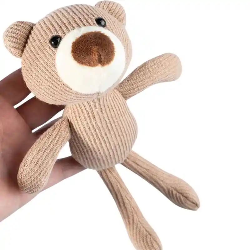 Peluche De Apego De Felpa Para Bebés Diseño Oso Café