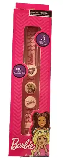 Barbie Pulsera Con Brillo Labial (3 Brillos)