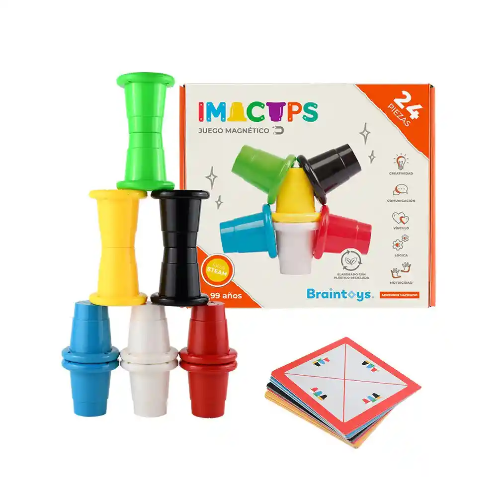 Imacups Juego Magnético 24 Piezas